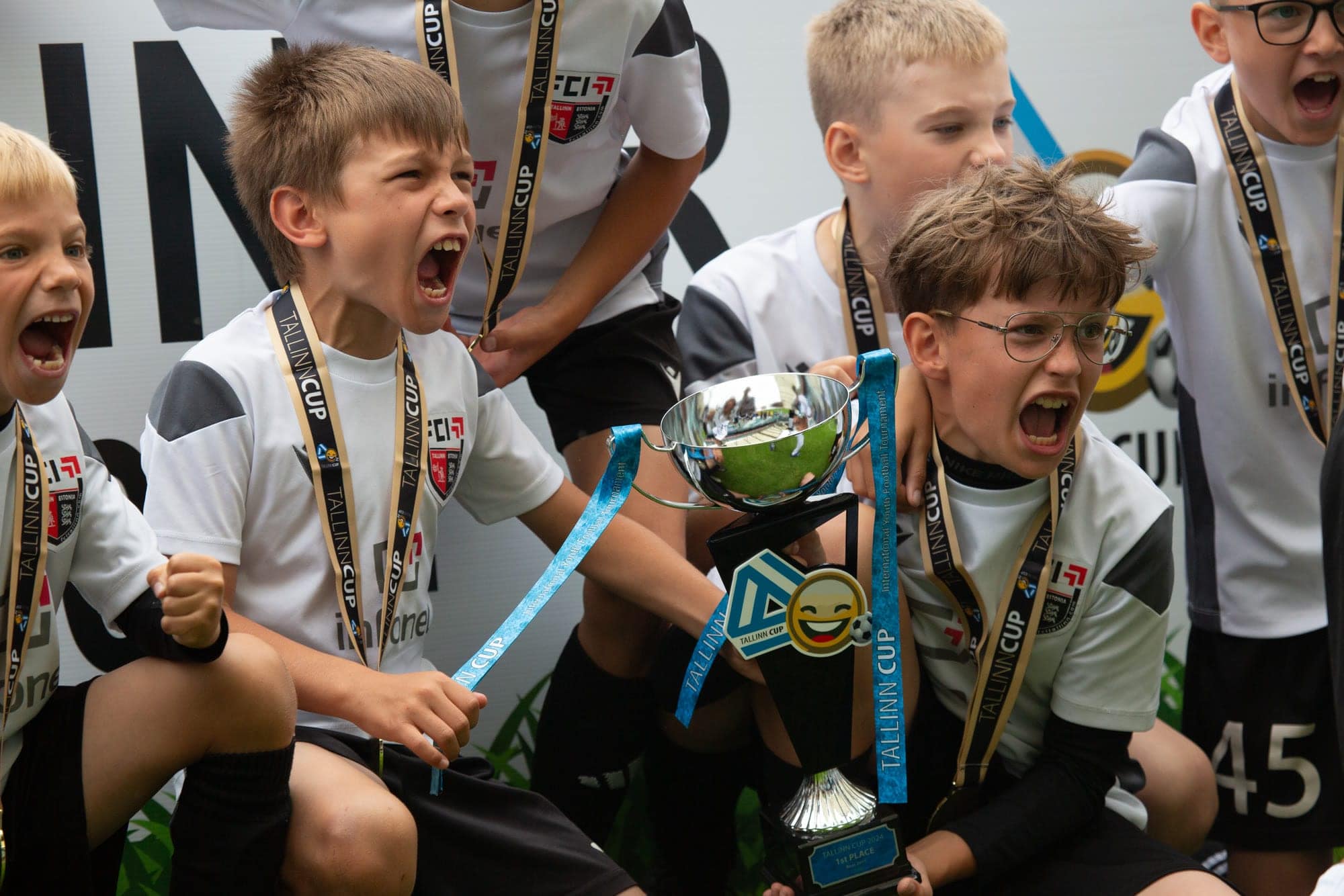 Champions with the cup