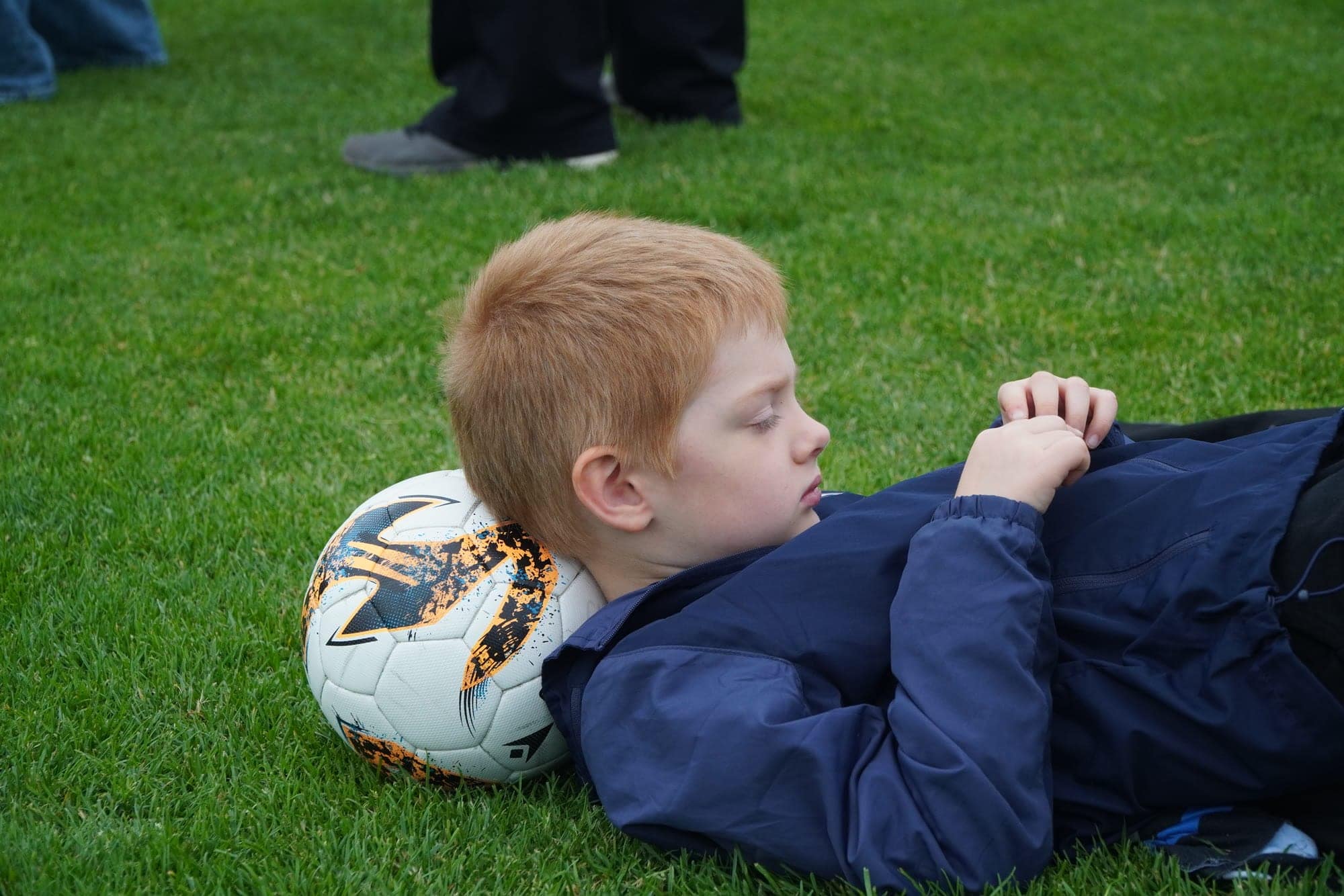 Waiting for kick off