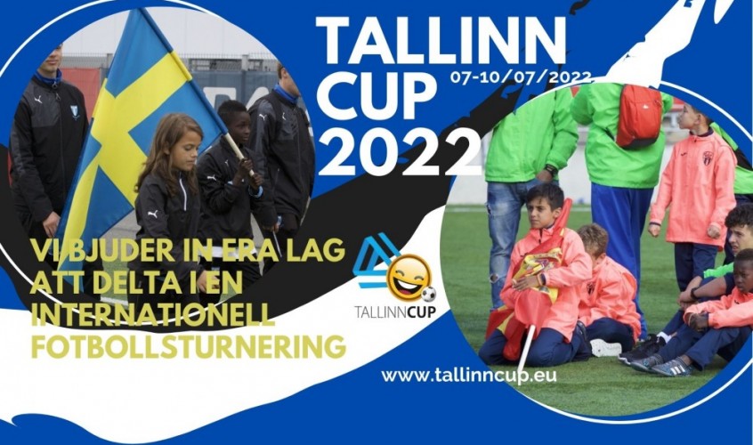 Tallinn Cup - Vi har redan startat välkomstkampanjen för 2022... Vi har specialpriser för tidiga sökande och du också har möjlighet att spara pengar genom att delta i vår tävling med lag från olika europeiska länder..