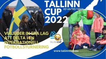 Tallinn Cup - Vi har redan startat välkomstkampanjen för 2022... Vi har specialpriser för tidiga sökande och du också har möjlighet att spara pengar genom att delta i vår tävling med lag från olika europeiska länder..