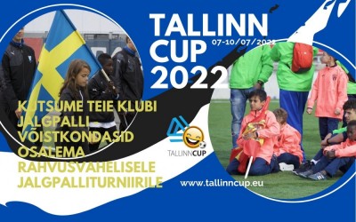  Jalgpalliturniirile Tallinn Cup 2022 - tere tulemast! Oleme alustanud reklaamkampaaniat....
