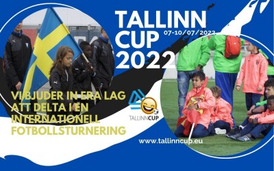 Tallinn Cup - Vi har redan startat välkomstkampanjen för 2022... Vi har specialpriser för tidiga sökande och du också har möjlighet att spara pengar genom att delta i vår tävling med lag från olika europeiska länder..