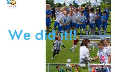 The regular youth football tournament Tallinn Cup 2022 has ended! We gave all the best in organizing and at the tournament itself..