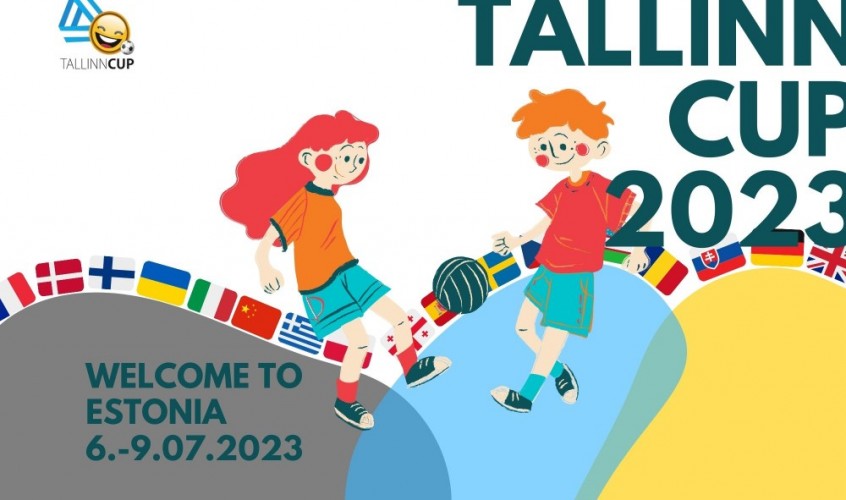 Tallinn Cup 2023! Kansainvälinen nuorten jalkapalloturnaus Tallinn Cup järjestetään 6.-9.7.2023! Tervetuloa turnaukseen!